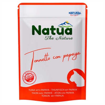 NATUA Gatto Busta Natural Tonno con Papaya 70gr