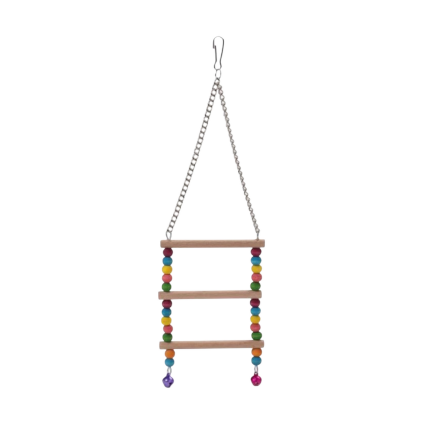 LEOPET Scaletta in Legno Colorato 42 cm