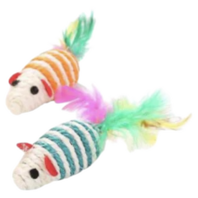 LEOPET Topolino con piume 12 cm