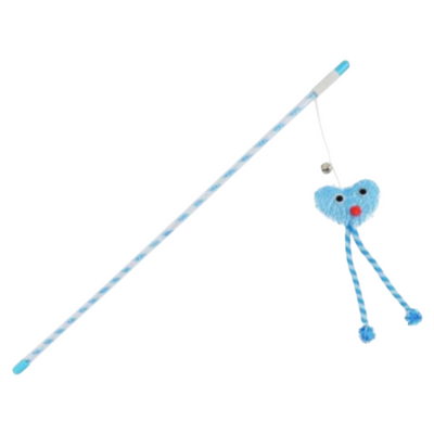 LEOPET Canna con Cuore Gioco per Gatto