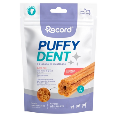 RECORD Snack Cane Puffy Dent Mela 7pz