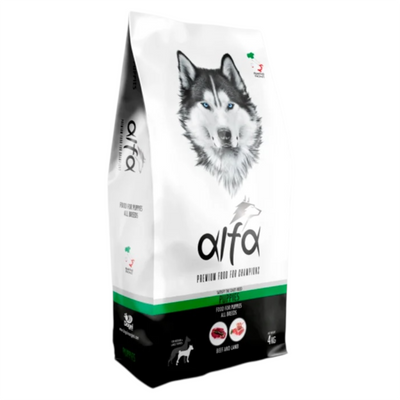 DAGEL Alfa Puppy Cane Premium All Breeds Manzo & Agnello 4Kg