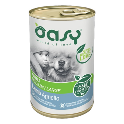 OASY One Cane Medium Adult Agnello 400gr