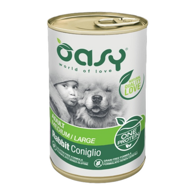 OASY One Cane Medium Adult Coniglio 400gr