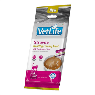 FARMINA Vet Life Gatto Snack Cream Struvite 4x15gr