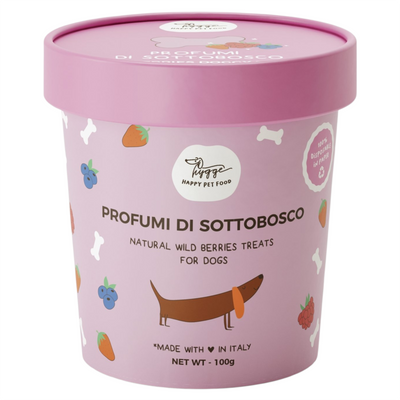 HYGGE Cane Biscotti Frutti di Bosco 100gr