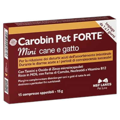NBF LANES Carobin Pet Forte Mini Cane e Gatto 15cpr