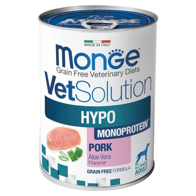 MONGE Vet Solution Cane Hypoallergenic Maiale 400Gr