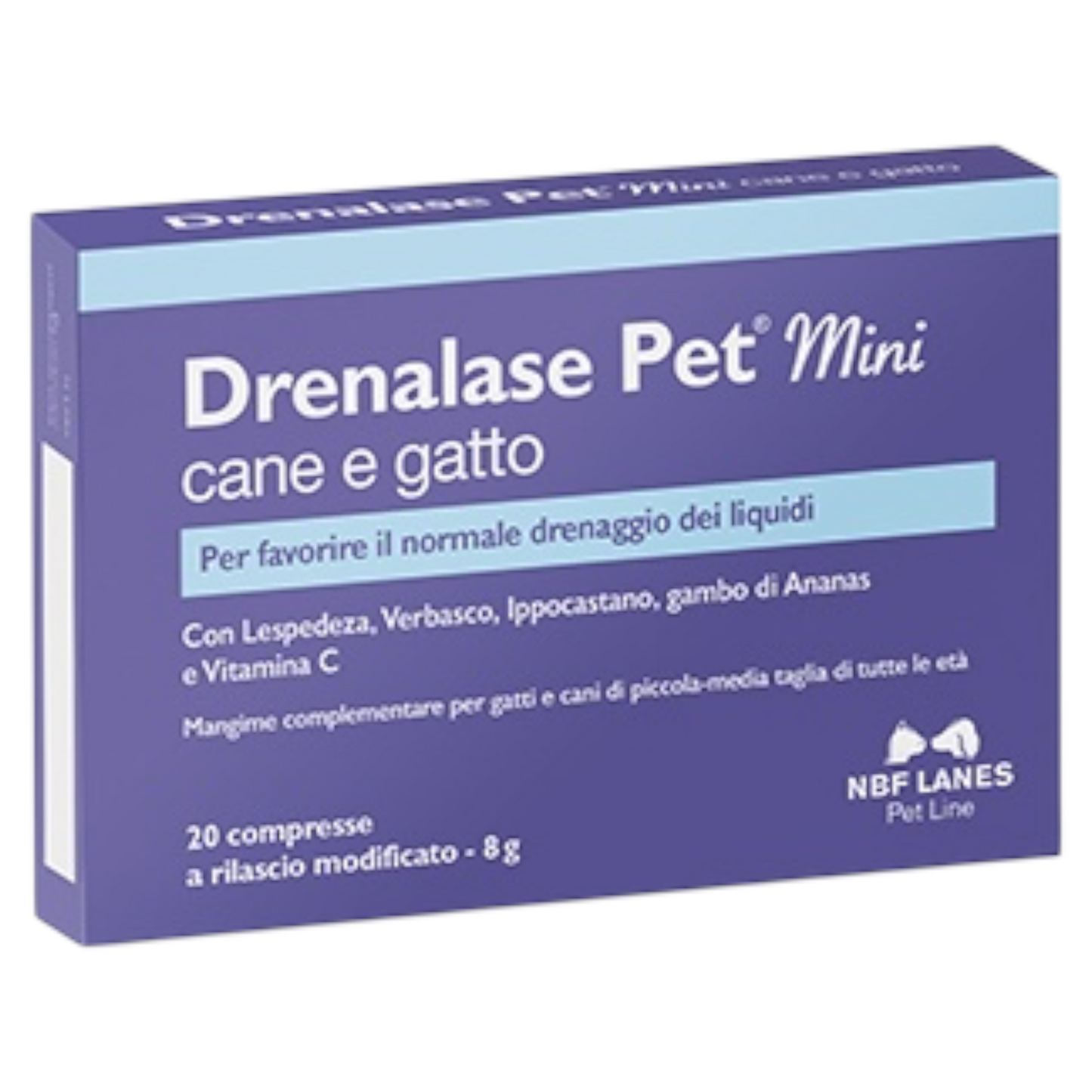 NBF LANES Drenalase Mini Cane e Gatto 20cpr