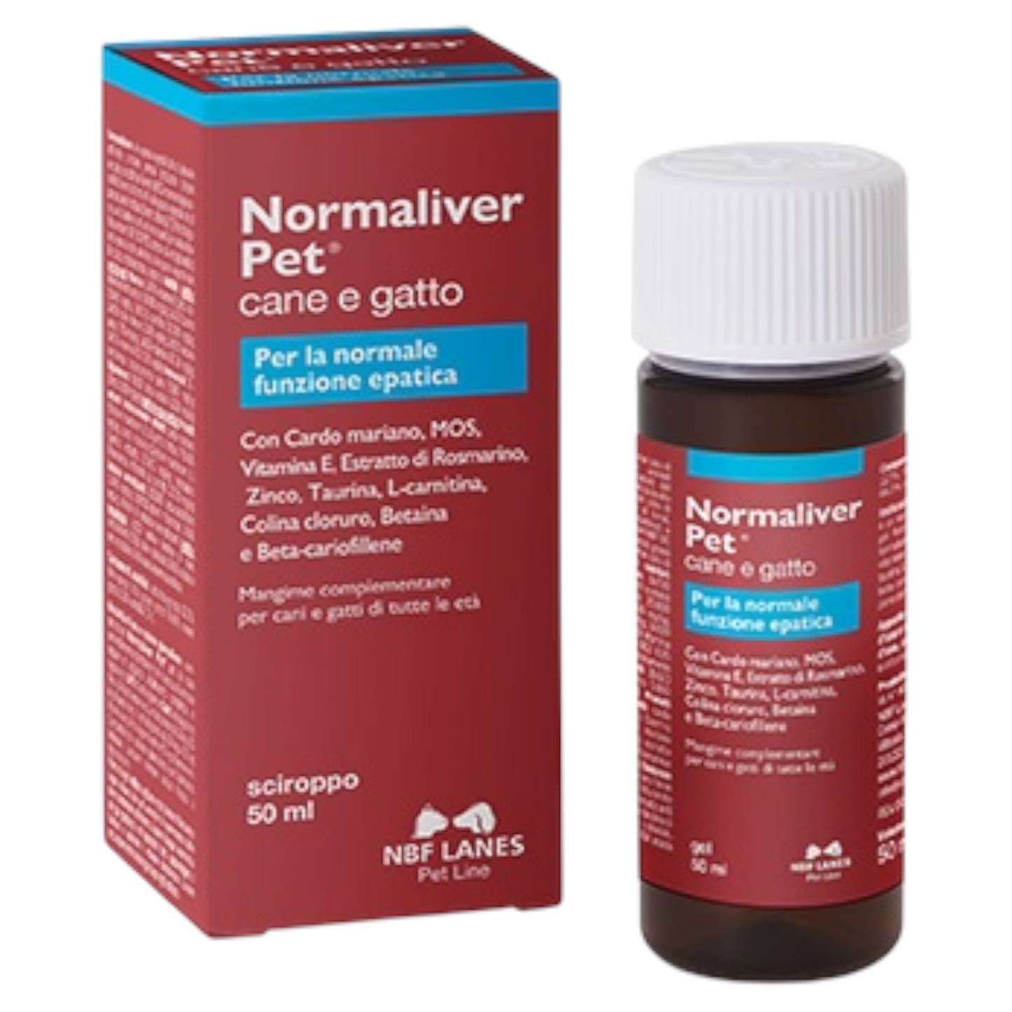 NBF LANES Normaliver Sciroppo Cane e Gatto 50ml