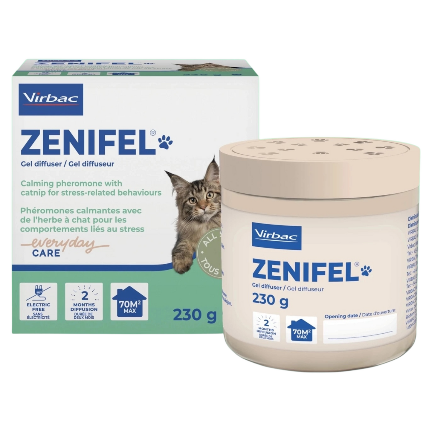 VIRBAC Zenifel Diffusore Feromoni in Gel Gatto 230gr