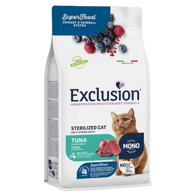 EXCLUSION Gatto Sterilised Tonno 12Kg