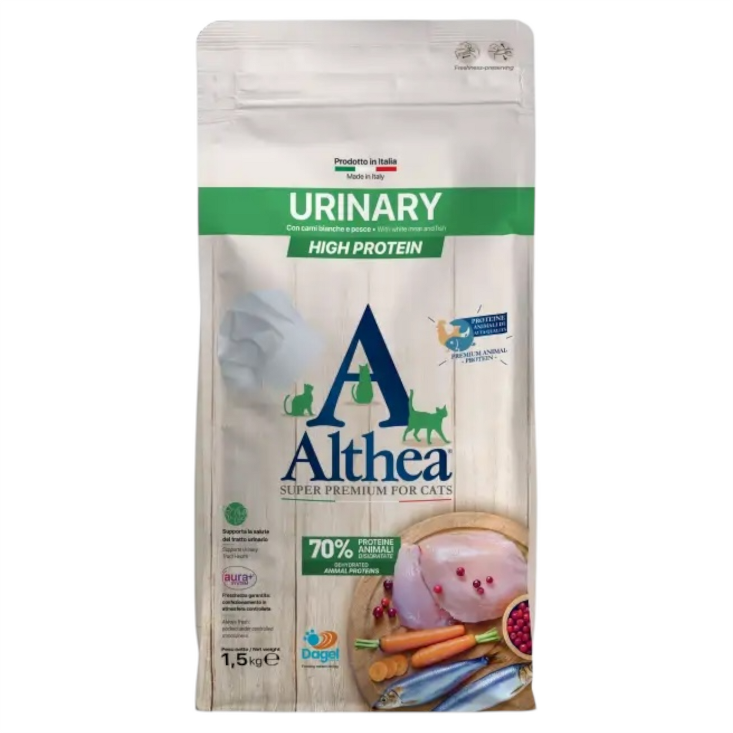 ALTHEA Gatto Urinary Carni Bianche e Pesce 1,5Kg