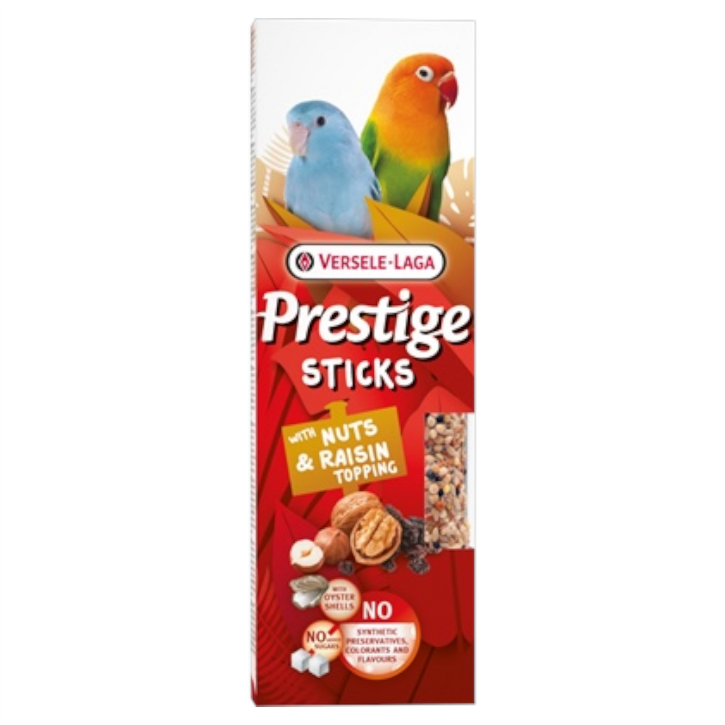 VERSELE LAGA Stick Parrocchetti con Noci e Uvetta 60gr