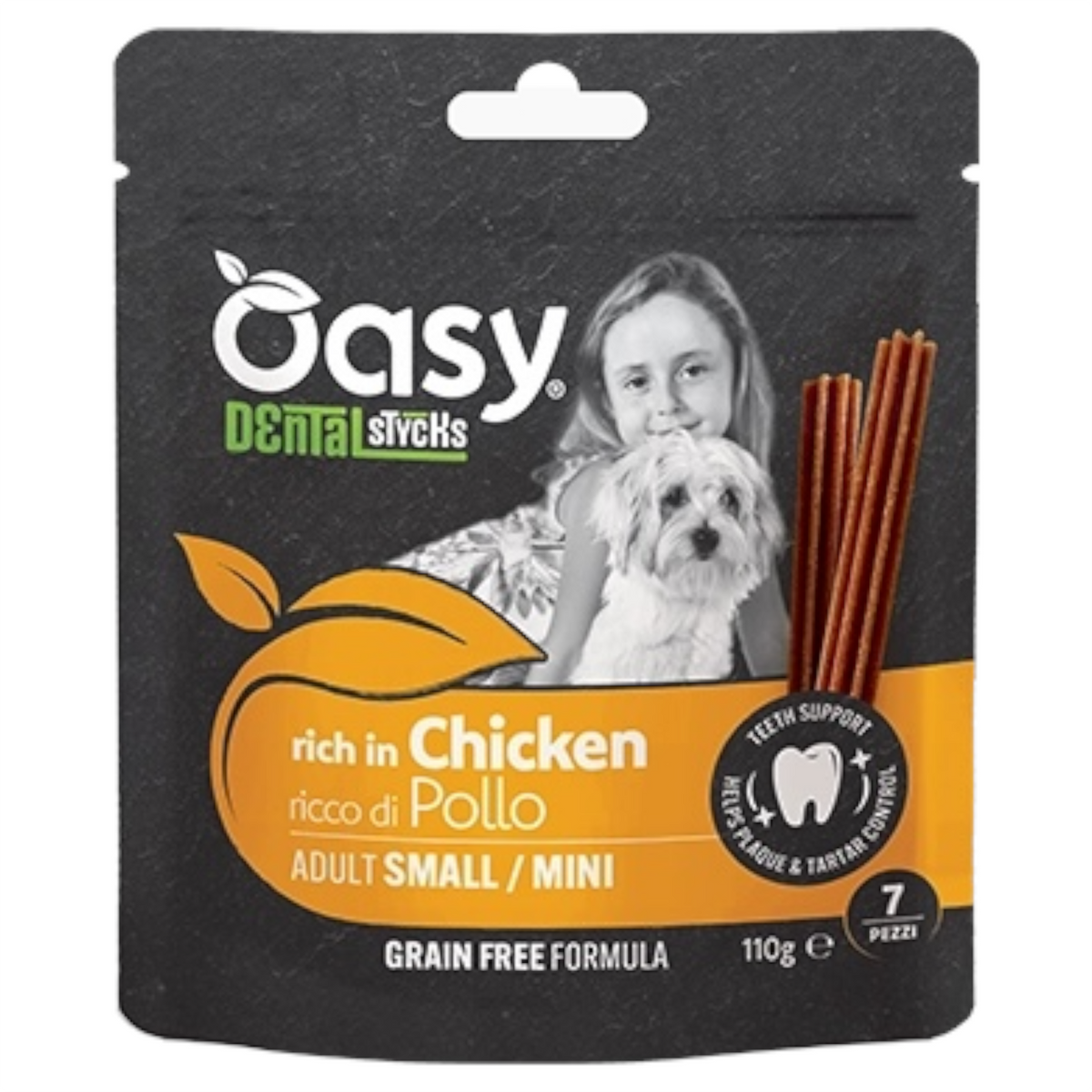 OASY Dental Sticks GF Small/Mini Adult Pollo 7pz