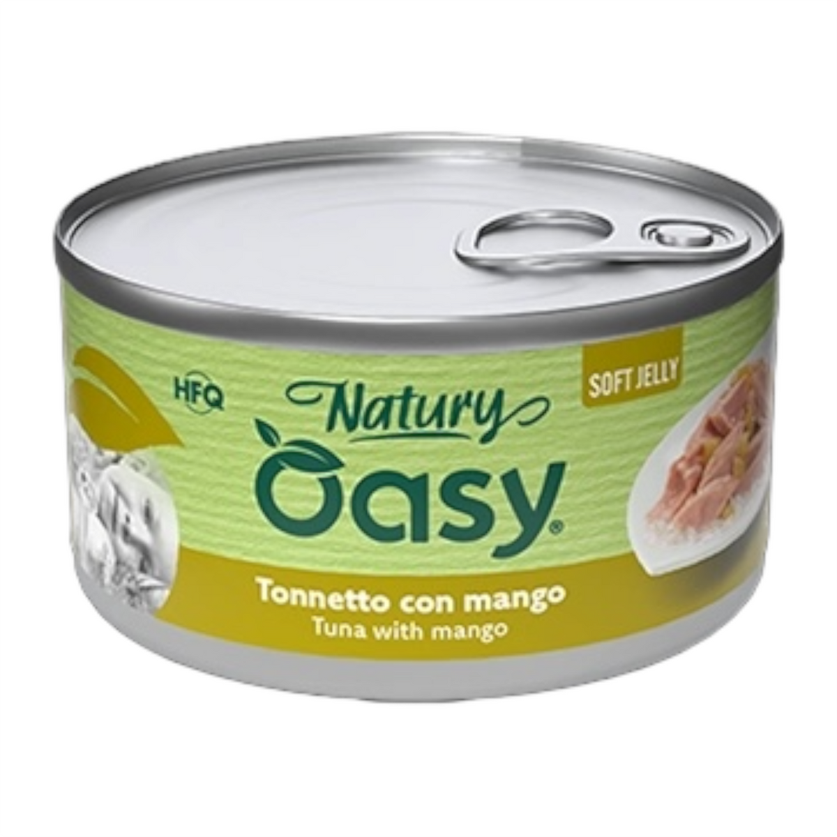 OASY Gatto Natury Jelly Tonno con Mango 85gr