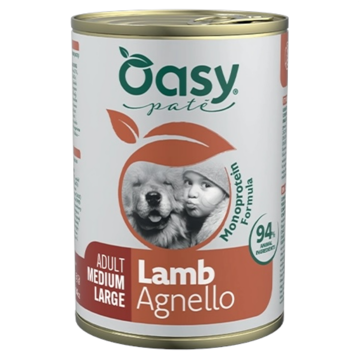 OASY One Cane Medium Adult Agnello 400gr