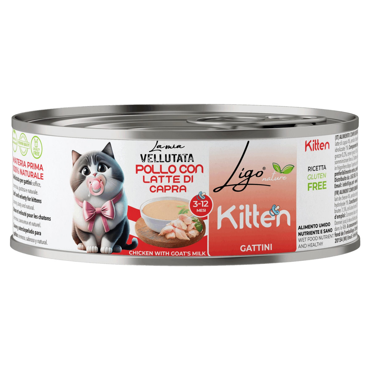 LIGO Vellutata Kitten Pollo con Latte di Capra 85gr