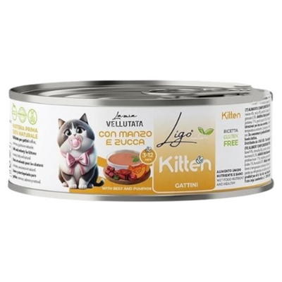 LIGO Vellutata Kitten Manzo con Zucca 85gr