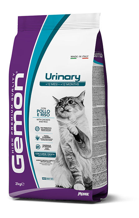 GEMON Cat Urinary con Pollo e Riso 7Kg