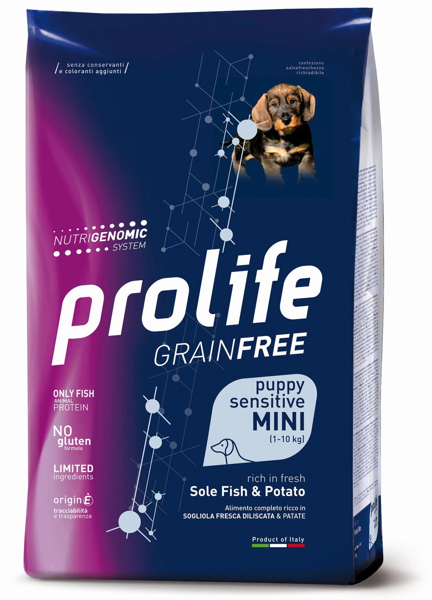 PROLIFE Cane Grain Free Puppy Sensitive Sole Fish & Potato Mini 2Kg