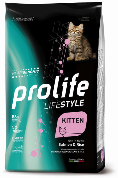 PROLIFE Gatto Life Style Kitten Salmon & Rice 7Kg