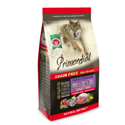PRIMORDIAL Dog Adult Mini Sardine e Oca Grain Free 6Kg