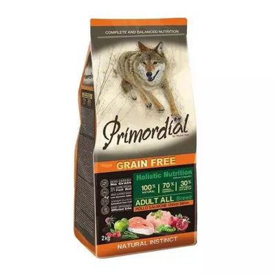 PRIMORDIAL Dog Puppy Pollo e Pesce Grain Free 2Kg
