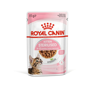 ROYAL CANIN Cat Kitten Sterilized in Salsa 12x85gr (Pack)
