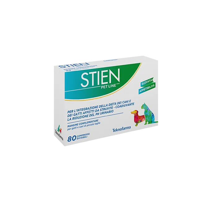 TEKNOFARMA Stien Pet Line Gatti e Cani piccola Taglia 80 cpr
