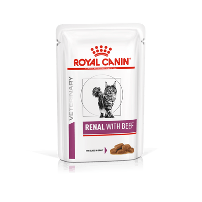 ROYAL CANIN Veterinary Cat Renal Beef 12x85gr (Pack)
