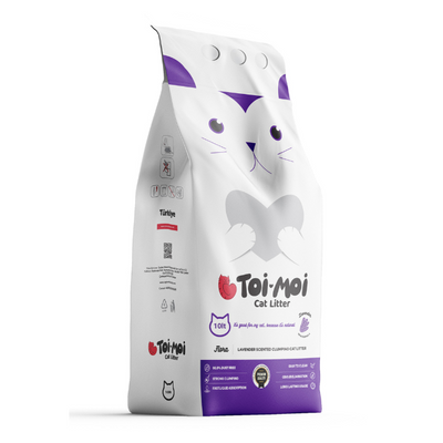 TOI-MOI Lettiera Gatto Bentonite Agglomerante Lavanda 10 Litri