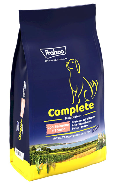 PRALZOO Cane Complete Adulti Mini con Salmone e Tonno 2Kg