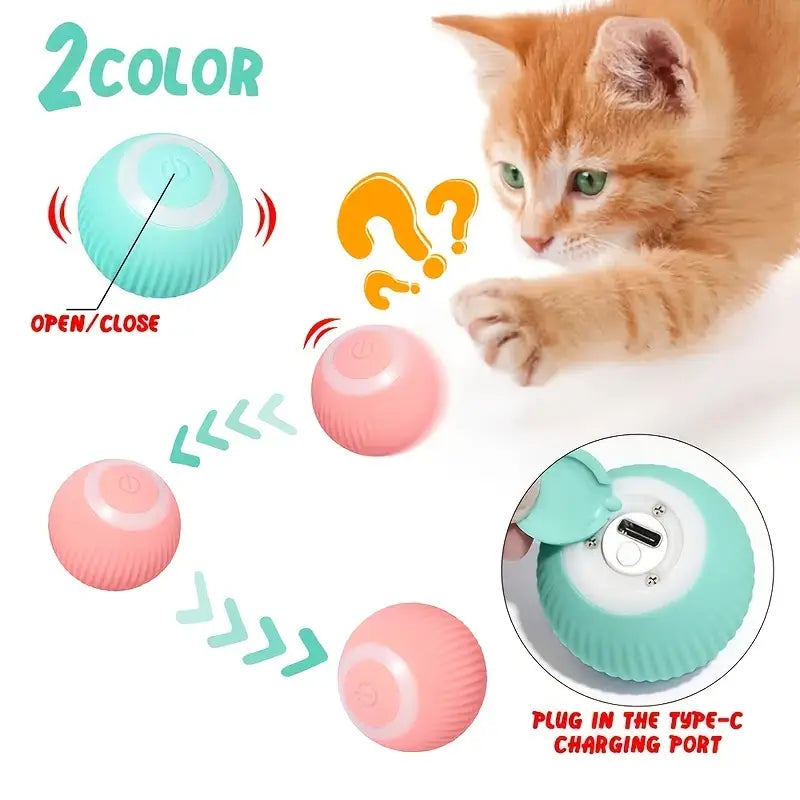 Smart Cat Ball - Gioco Palla Automatica Intelligente per il tuo Gatto