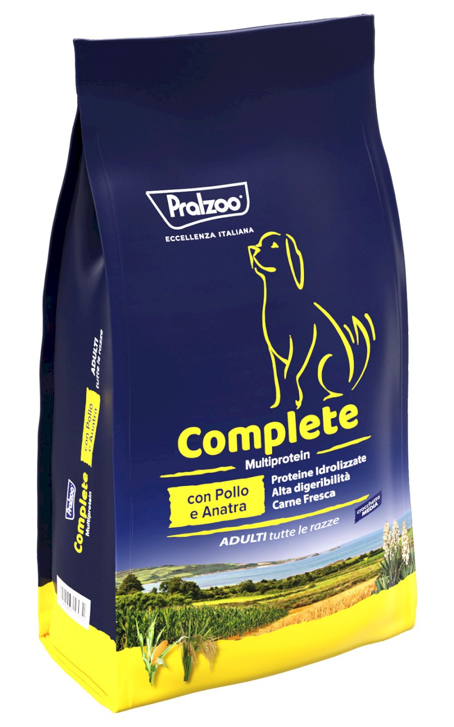 PRALZOO Cane Complete Adulti con Pollo e Anatra 2Kg