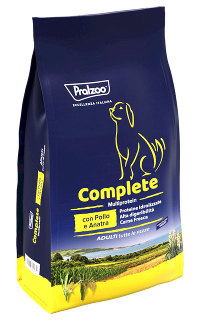 PRALZOO Cane Complete Adulti con Pollo e Anatra 10Kg