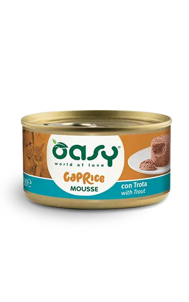 OASY Cat Caprice Mousse per Gatti Trota 85gr