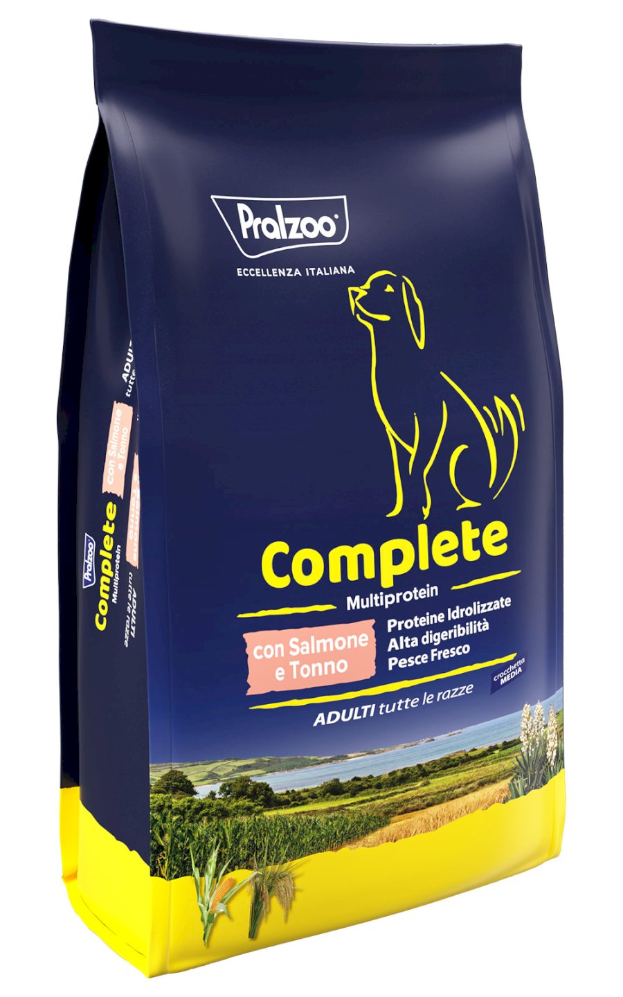 PRALZOO Cane Complete Adulti con Salmone e Tonno 10Kg