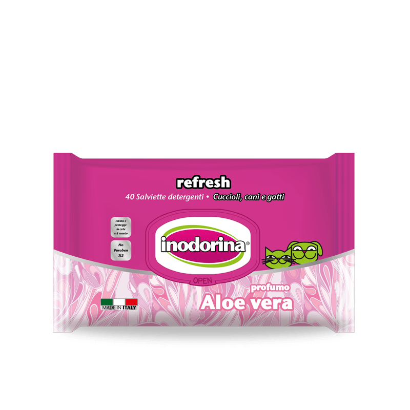 INODORINA Salviette Aloe Vera 40pz