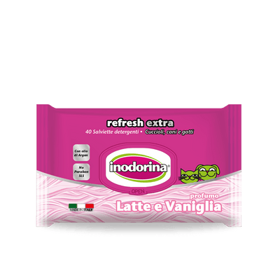 INODORINA Salviette Latte e Vaniglia 40pz