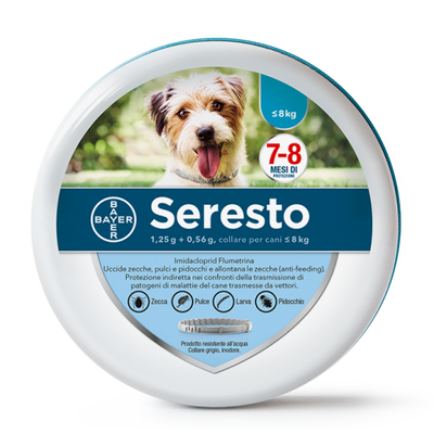 ELANCO Bayer Seresto Collare Antiparassitario fino a 8 Kg