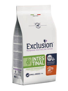 EXCLUSION Intestinal Small Breed Adult Maiale e Riso 2Kg