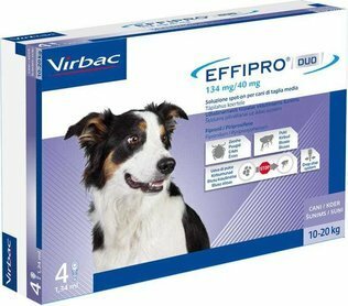 VIRBAC Effipro Duo 10-20Kg (4 Pipette)