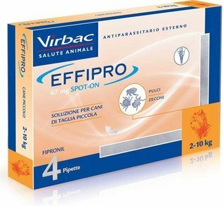 VIRBAC Effipro 2-10Kg (4 Pipette)