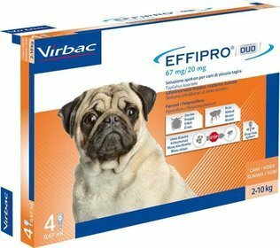 VIRBAC Effipro Duo 2-10Kg (4 Pipette)