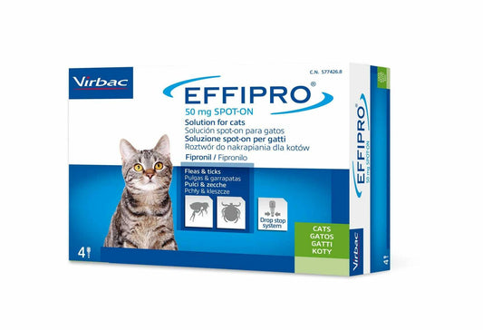 VIRBAC Effipro Spot-On Gatto (4 Pipette)