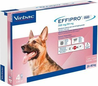 VIRBAC Effipro Duo 20-40Kg (4 Pipette)