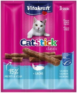 VITAKRAFT Snack Gatto Stick Salmone 3pz