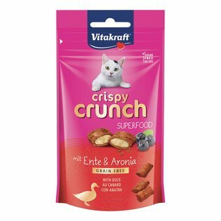 VITAKRAFT Snack Gatto Crispy Crunch Anatra e Aronia 60gr