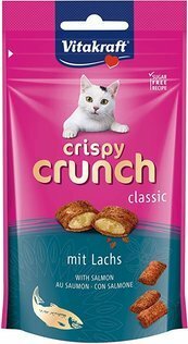 VITAKRAFT Snack Gatto Crispy Crunch Salmone 60gr